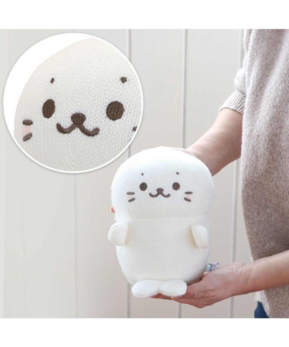 Mother garden しろたん あみぐるみ お座り マスコット 《しろたん/らっこいぬ》 単品 