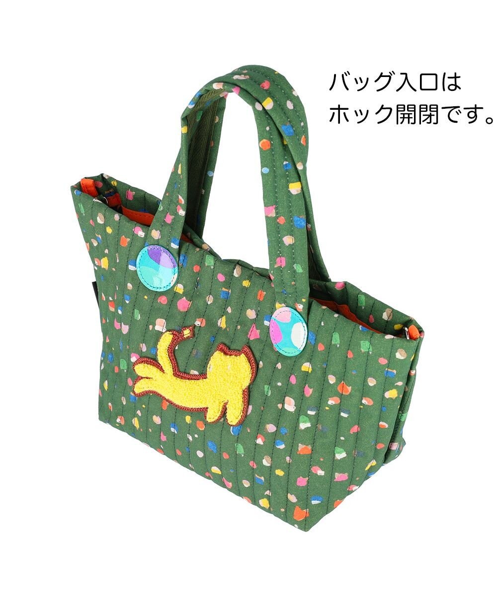 tsumori chisato CARRY きらネコてんてん ハンドバッグ 2way ショルダーバッグ 