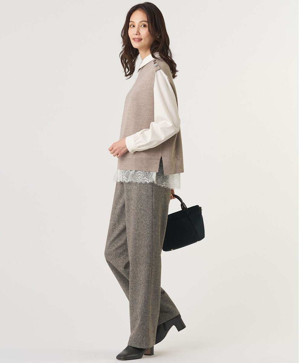 J.PRESS LADIES 【プラスワンアイテムに】DRALON MERINO ニット ベスト 
