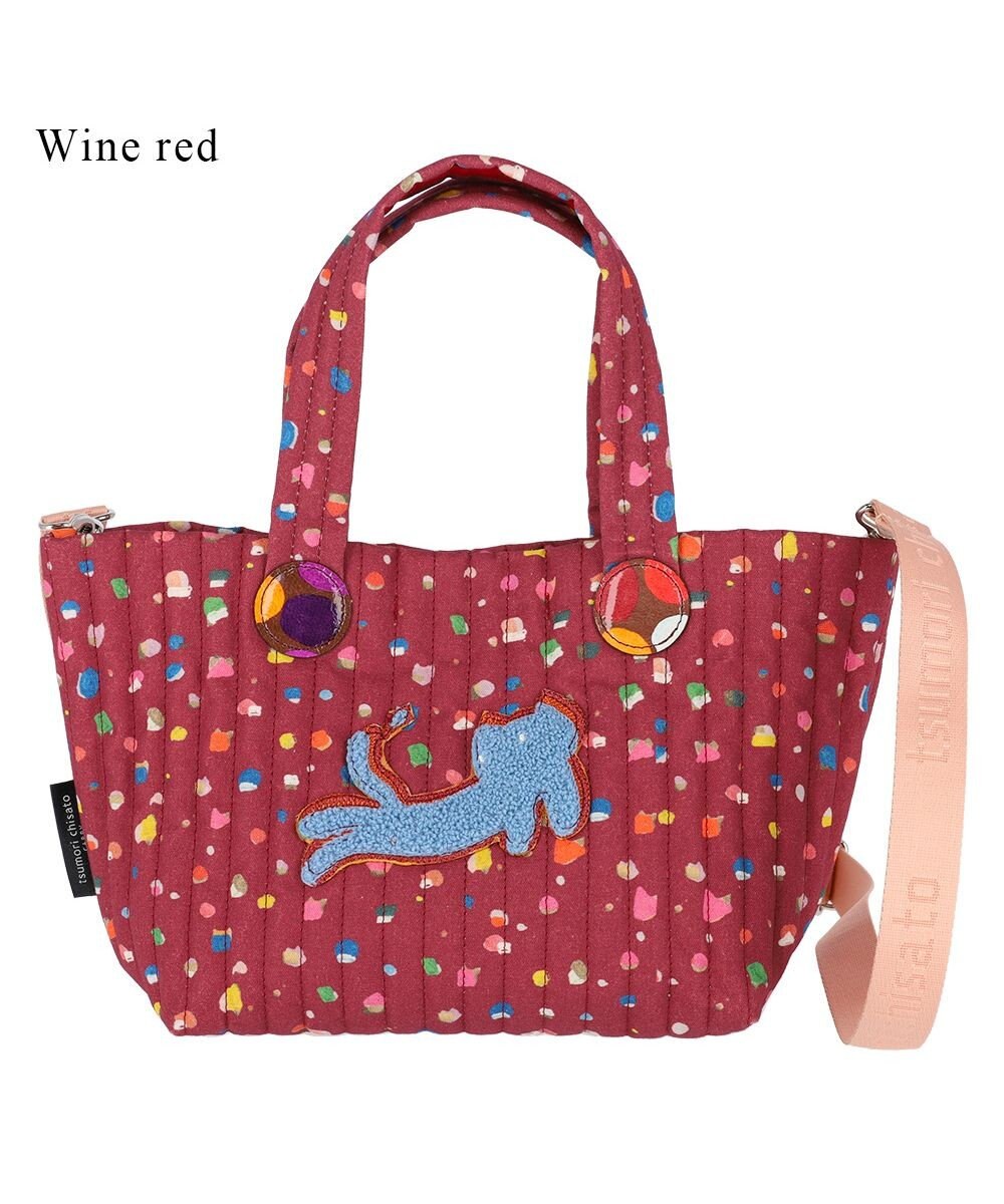 tsumori chisato CARRY きらネコてんてん ハンドバッグ 2way ショルダーバッグ 