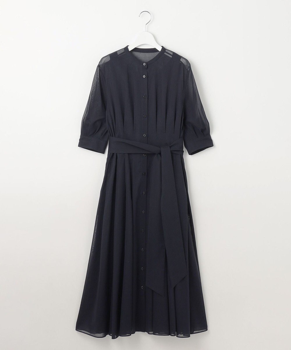 自由区 S 【洗える】シアー ドレス 