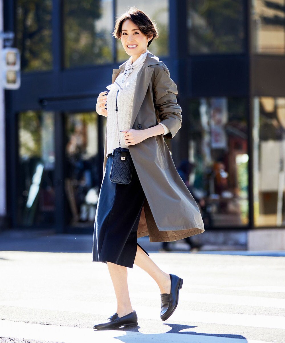 J.PRESS LADIES L 【洗える】 ギザマーセライズコットン ニット 