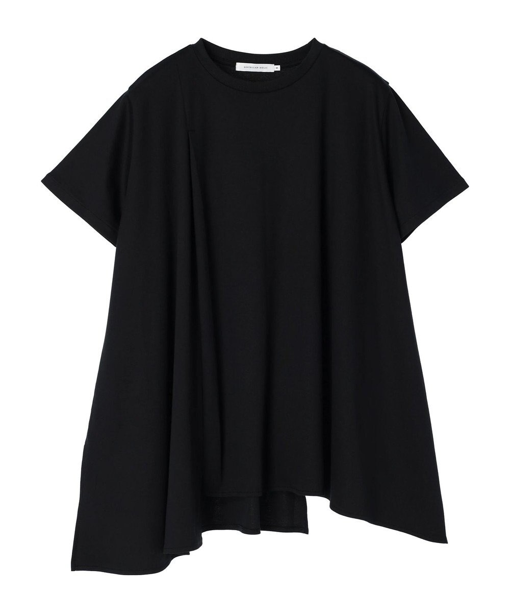 AMERICAN HOLIC キレイｃｏｔｔｏｎ切替ヘムカットチュニック 