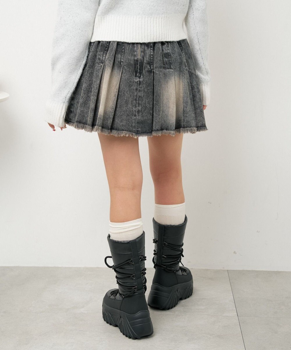 WEGO レースアップパテッドブーツ 