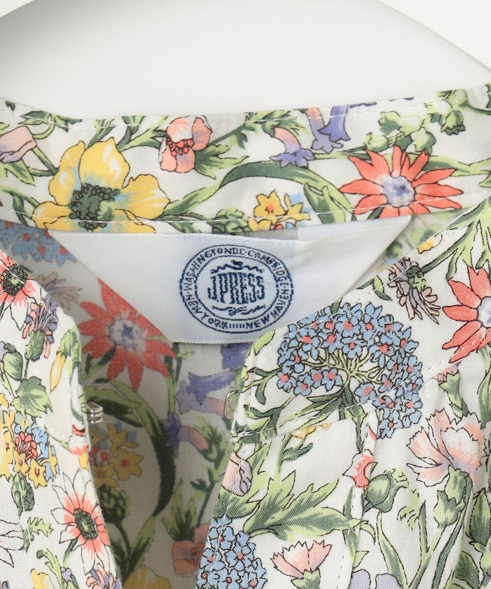 J.PRESS LADIES S Liberty Rachel & Michelle バンドカラー ブラウス 
