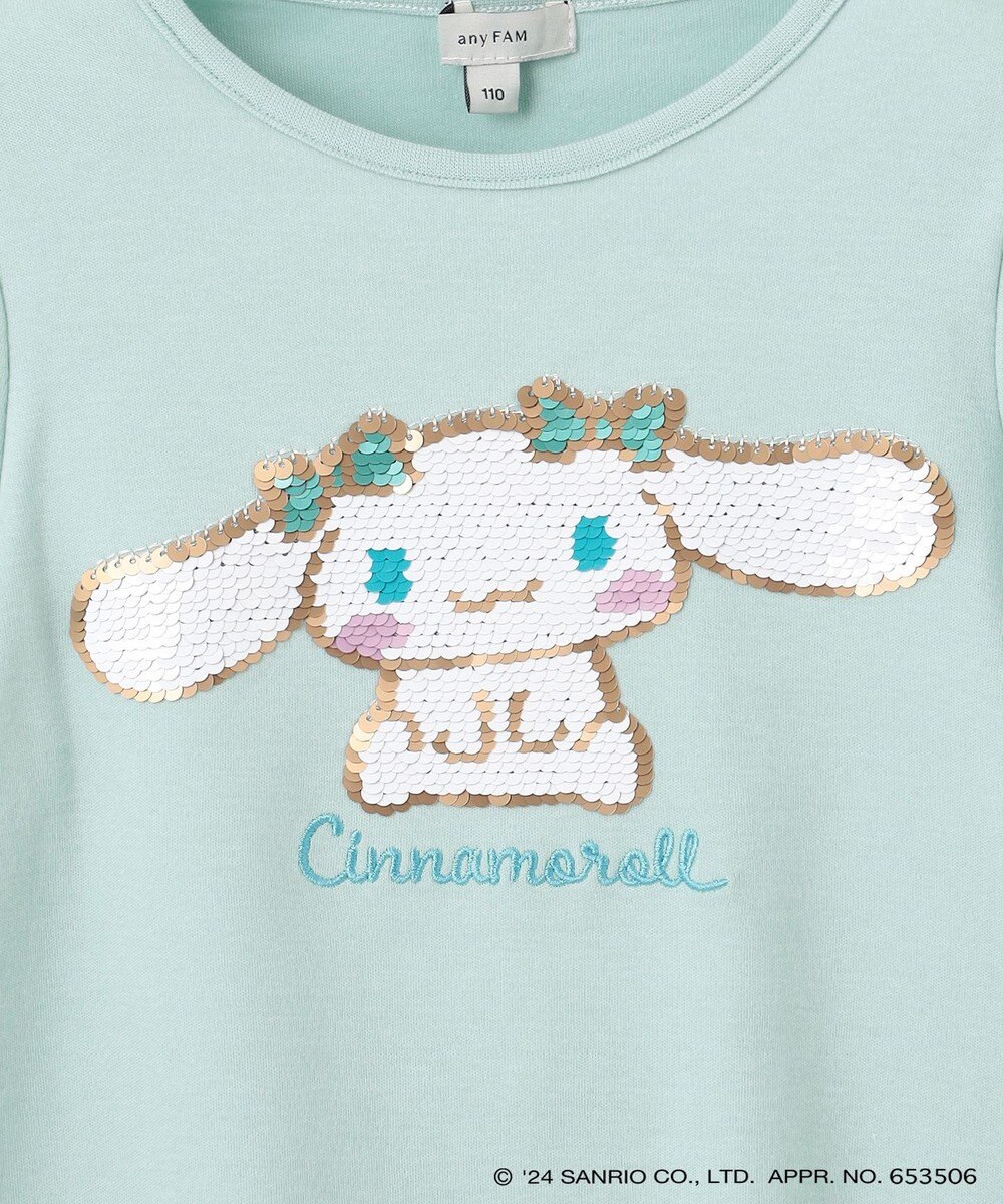 ANY KIDS 【any FAM×サンリオキャラクターズ】ミラクルスパンコール長袖Tシャツ 