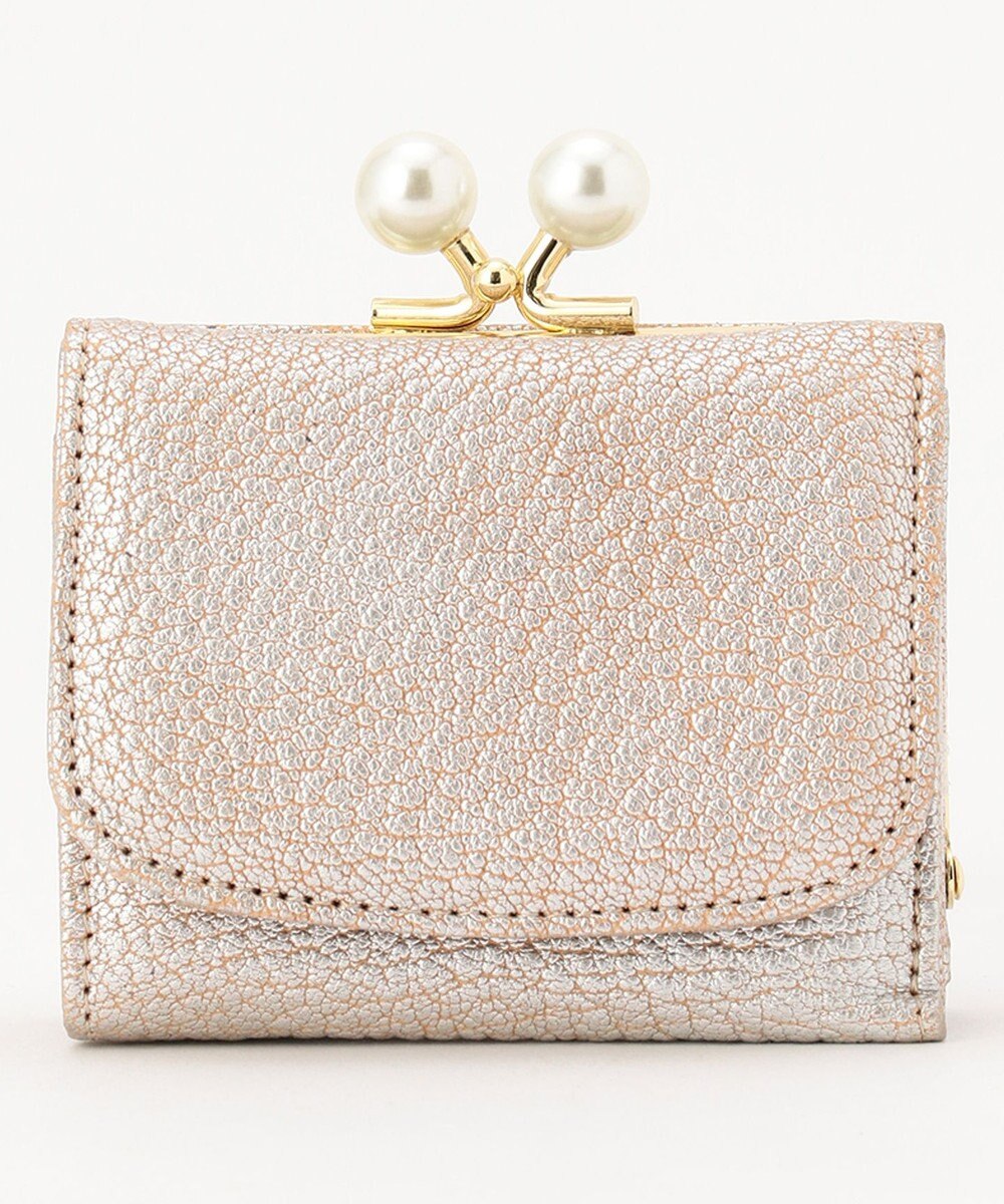 UNBILLION perche アクリル玉三つ折りミニサイフ 