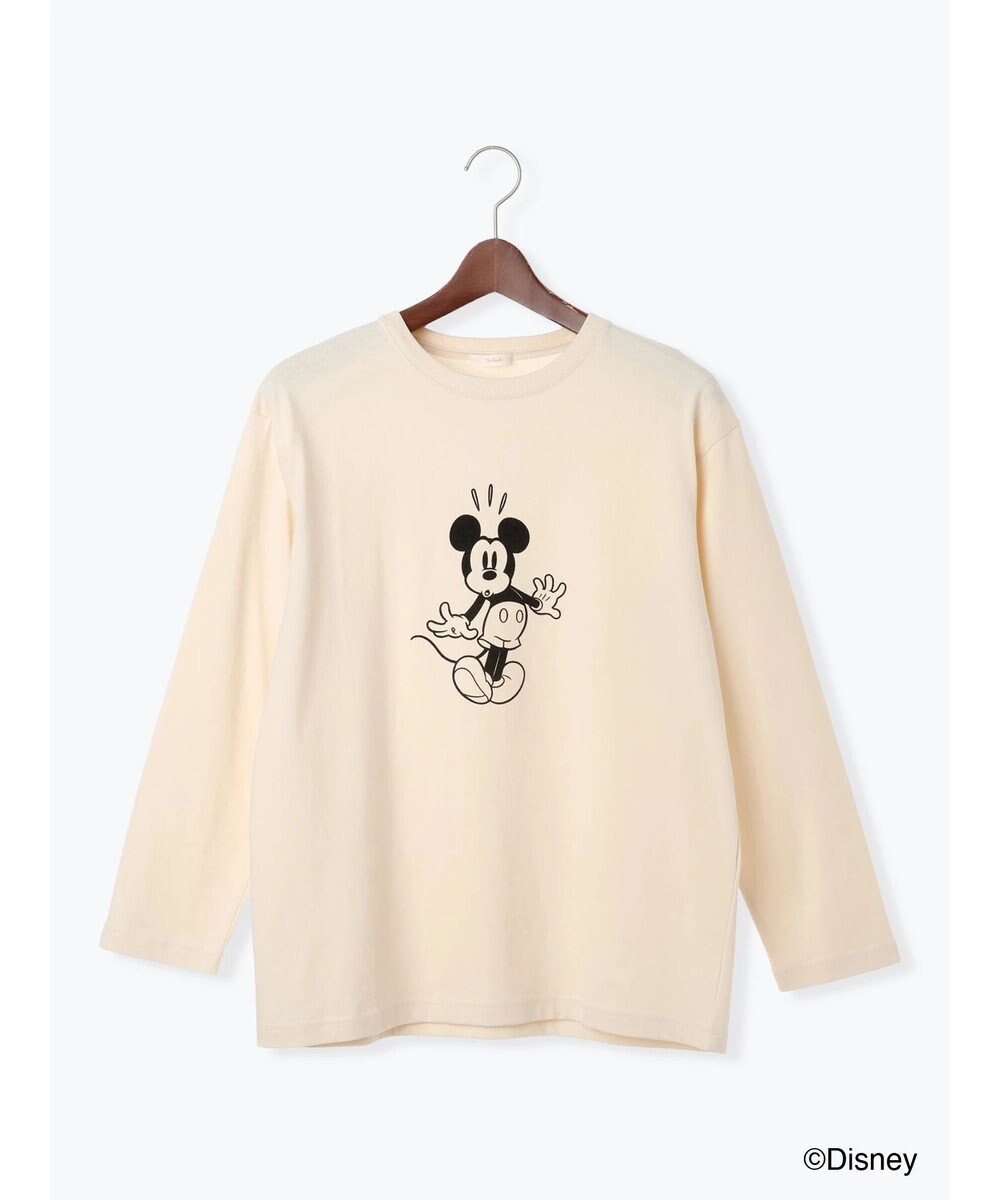 Te chichi 【Disney】ミッキー/フロッキープリントロンT 