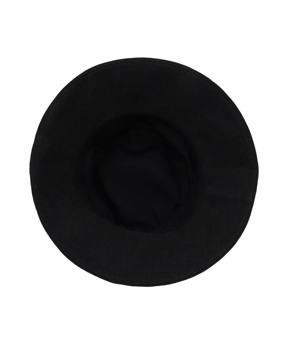 MOONBAT 【帽子】フルラ (FURLA) 広つばハット　同色ロゴ刺繍 サイズ調整 