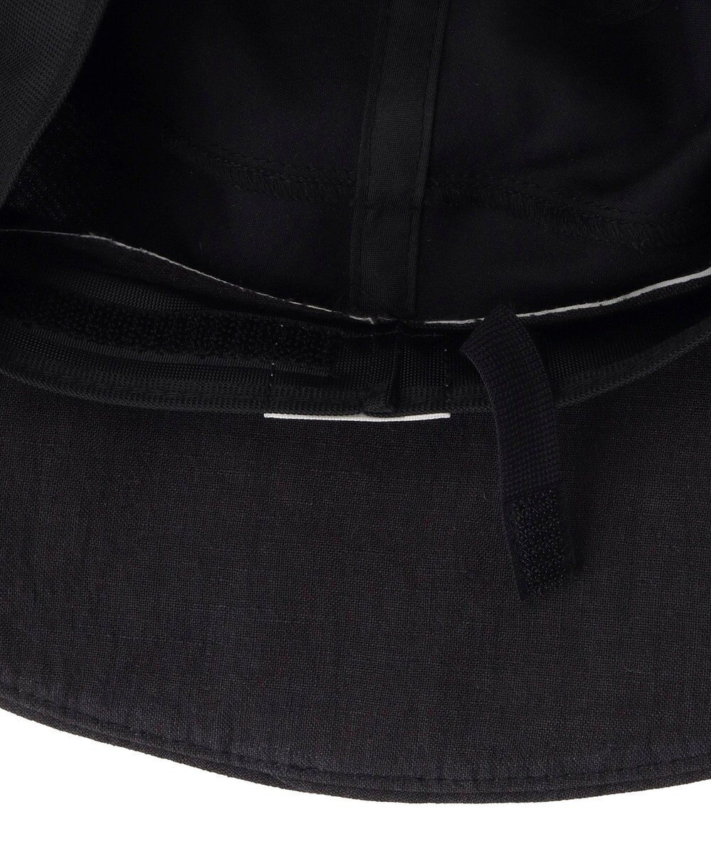 MOONBAT 【帽子】フルラ (FURLA) 広つばハット　同色ロゴ刺繍 サイズ調整 