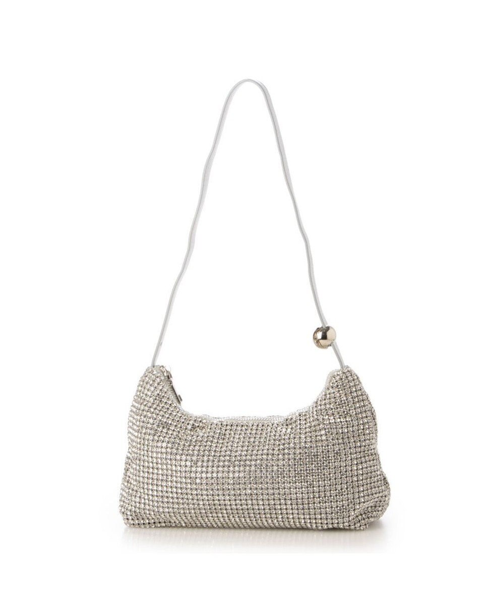 UNBILLION カシュカシュ cachecache / ワンハンドルメタリックビーズバッグ 