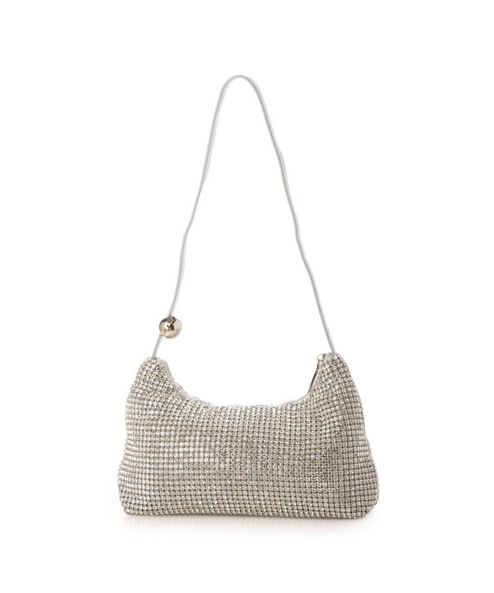 UNBILLION カシュカシュ cachecache / ワンハンドルメタリックビーズバッグ 