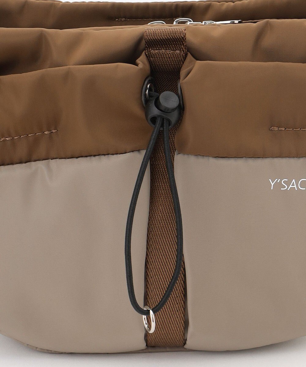 Y'SACCS ドローストリング コンビカラーショルダー mini 