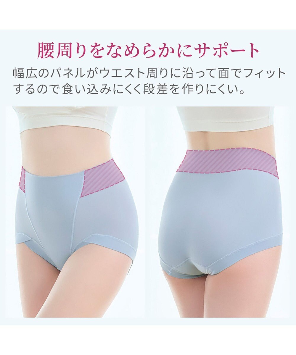 BRADELIS New York 【BRADELIS NewYork peace】綿混楽々ハイウエストショーツ24 