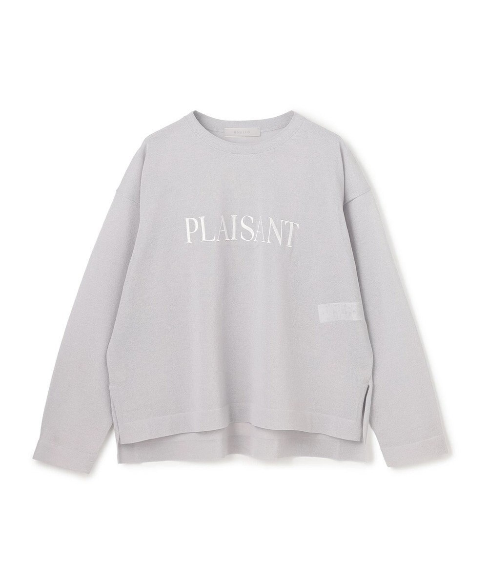 UNFILO シアーフォルムニット クルーネック 