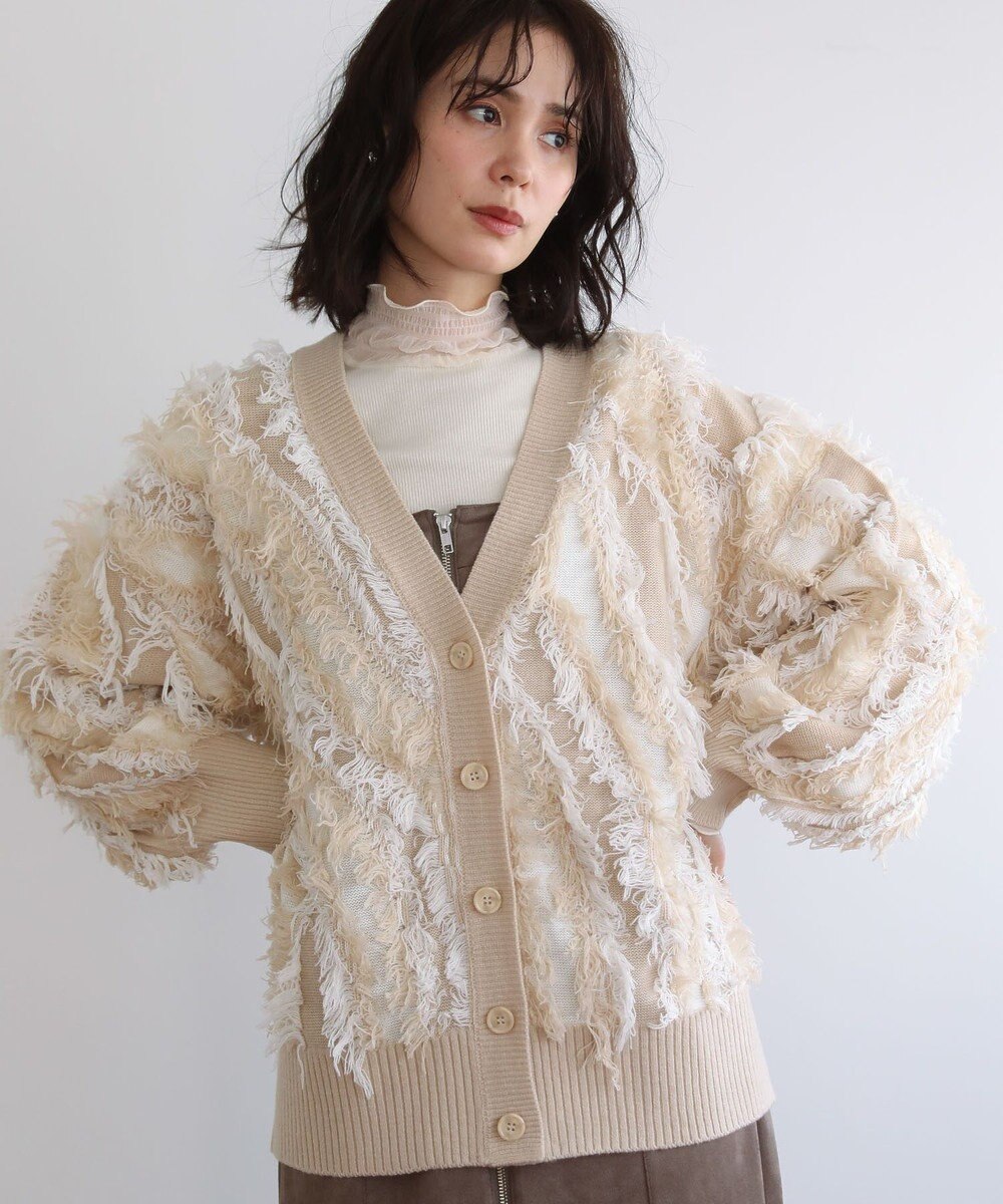 Green Parks ・ＥＬＥＮＣＡＲＥ　ＤＵＥ　フリンジジャカードカーテ 