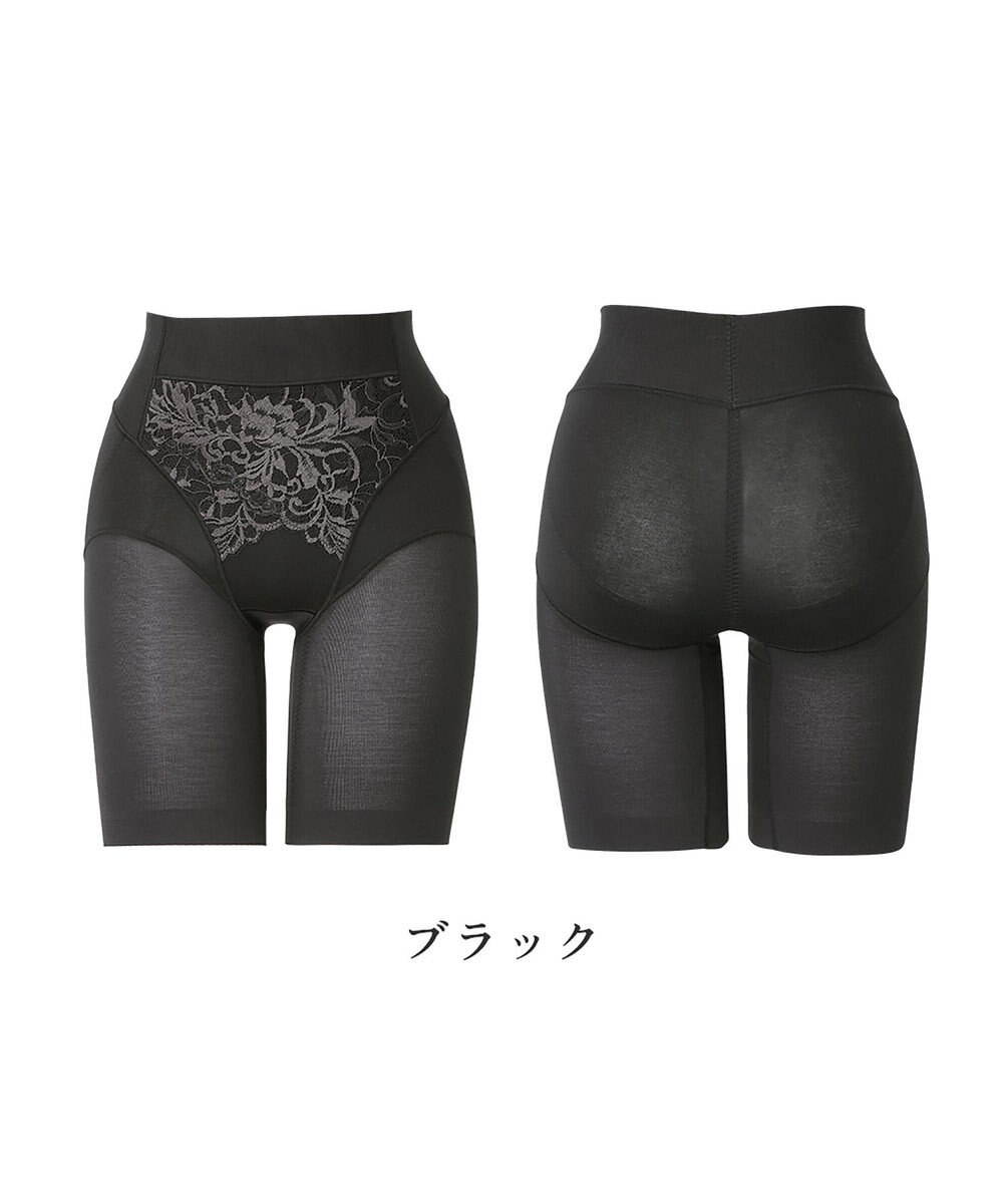 BRADELIS New York 【BRADELIS NewYork peace】綿混フィットレースガードル24 ブラデリス  1枚履きできるガードルショーツ 