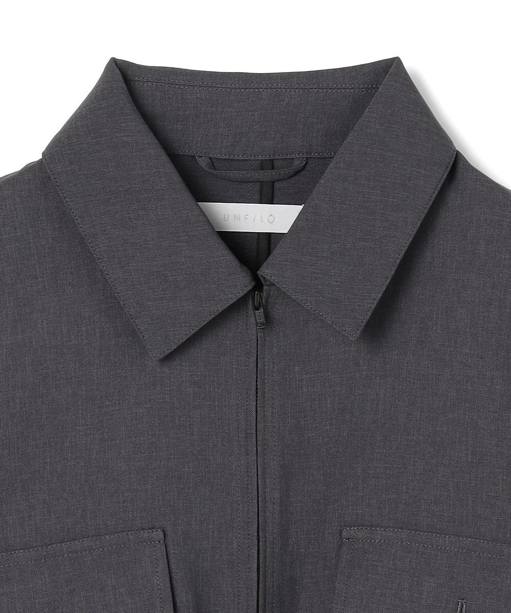 UNFILO MENS 【OCEANS YouTube 掲載/男女兼用】WOOL TOUCH 機能美シャツブルゾン 