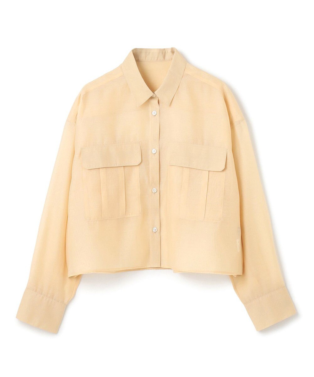 UNFILO シアークロップドシャツ 