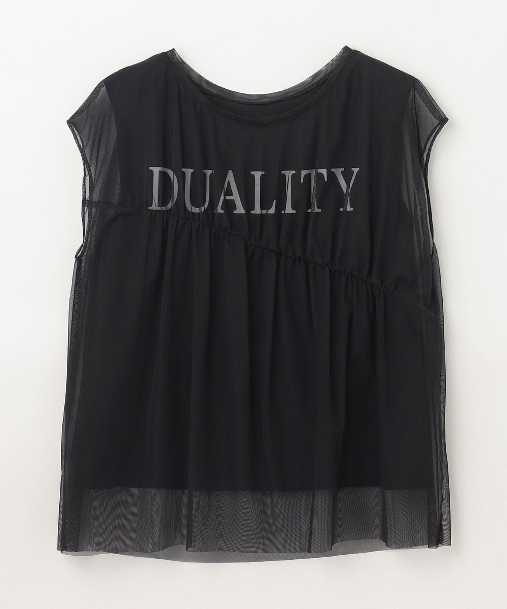 GRACE CONTINENTAL チュールレイヤードトップ 