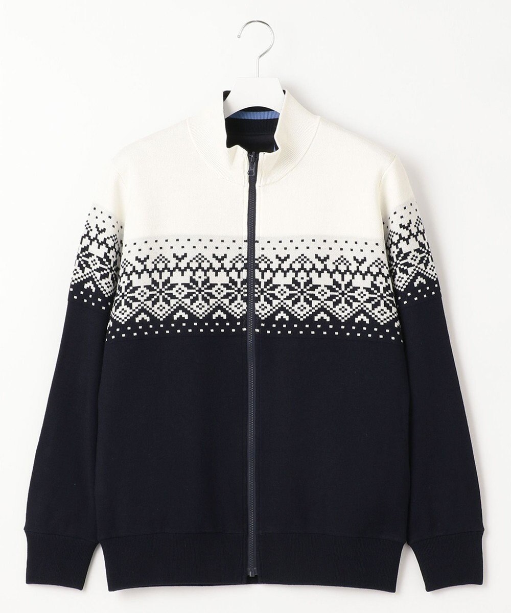 23区GOLF 1枚で2着分の実力派アイテム【MEN】【リバーシブル】ニット ブルゾン 