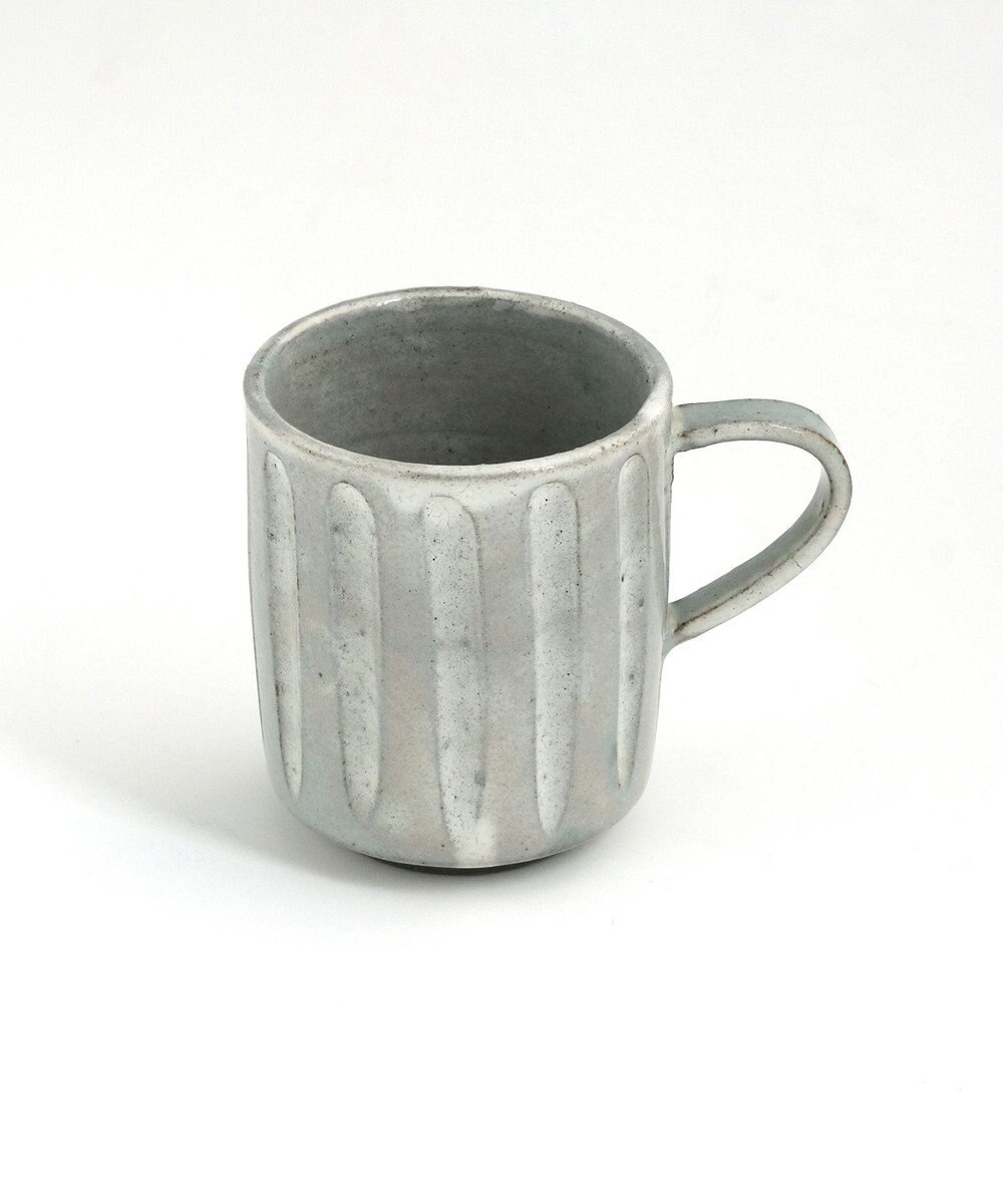 たち吉 【たち吉】粉引彫文マグ〈１個〉美濃焼 