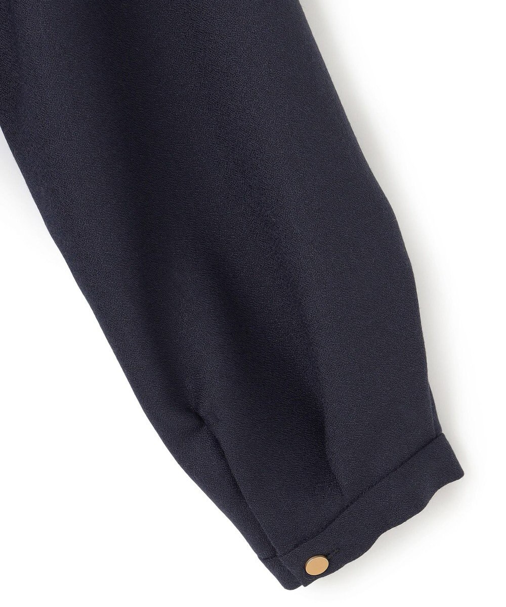 23区 L 【洗える】ウールミックスジョーゼット ワンピース 