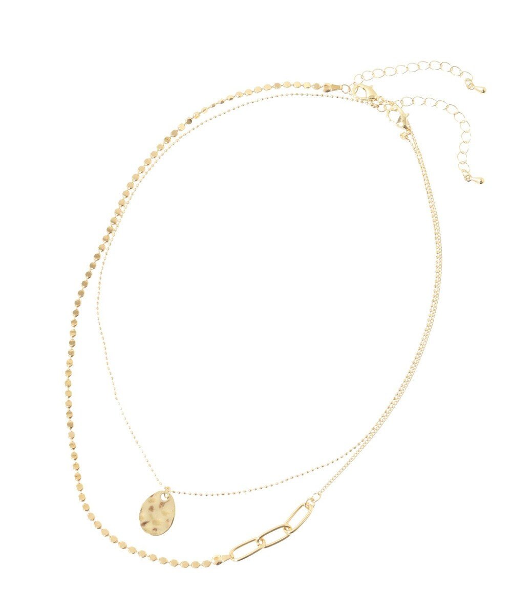 Green Parks ｅｖｅｒｙｗａｌｋ．２本セットクラフト調コインネックレス 