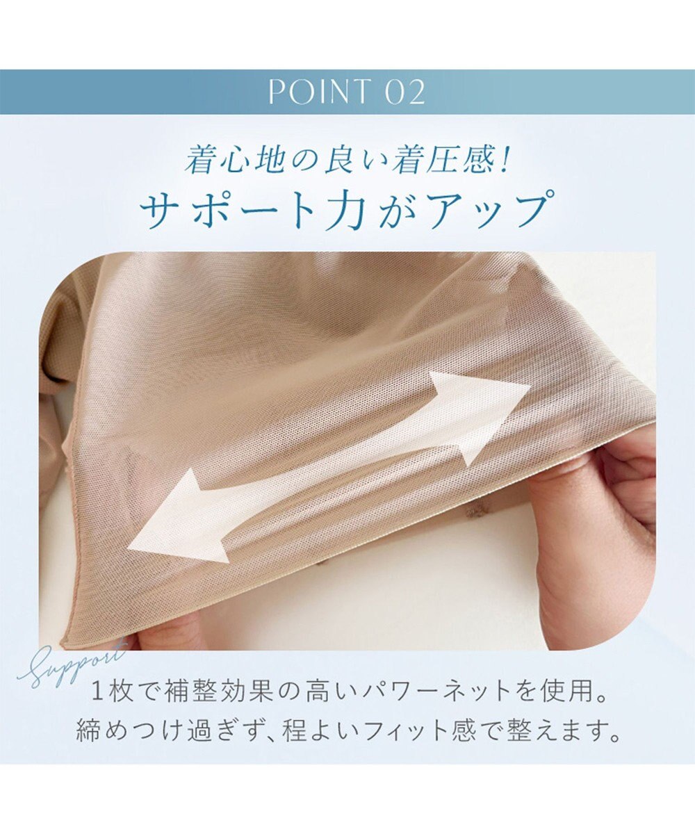 BRADELIS New York 【BRADELIS New York】メッシュシェイプガードル 1枚履き可能 補整 ガードルショーツ 太もも細見え ヒップアップ 