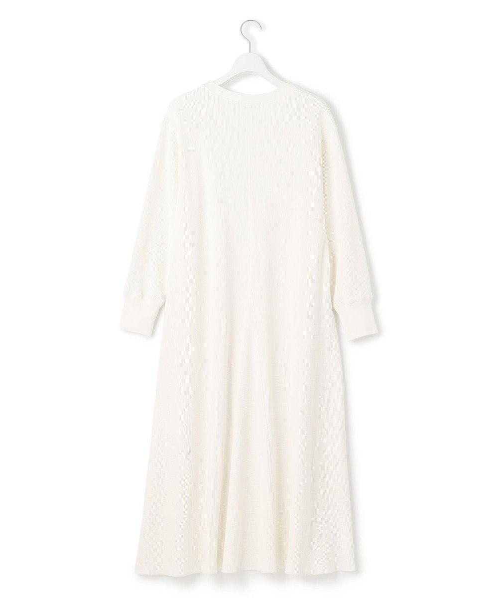 23区 L 【SLOW/洗える】ワッフルジャージー フレア ワンピース 