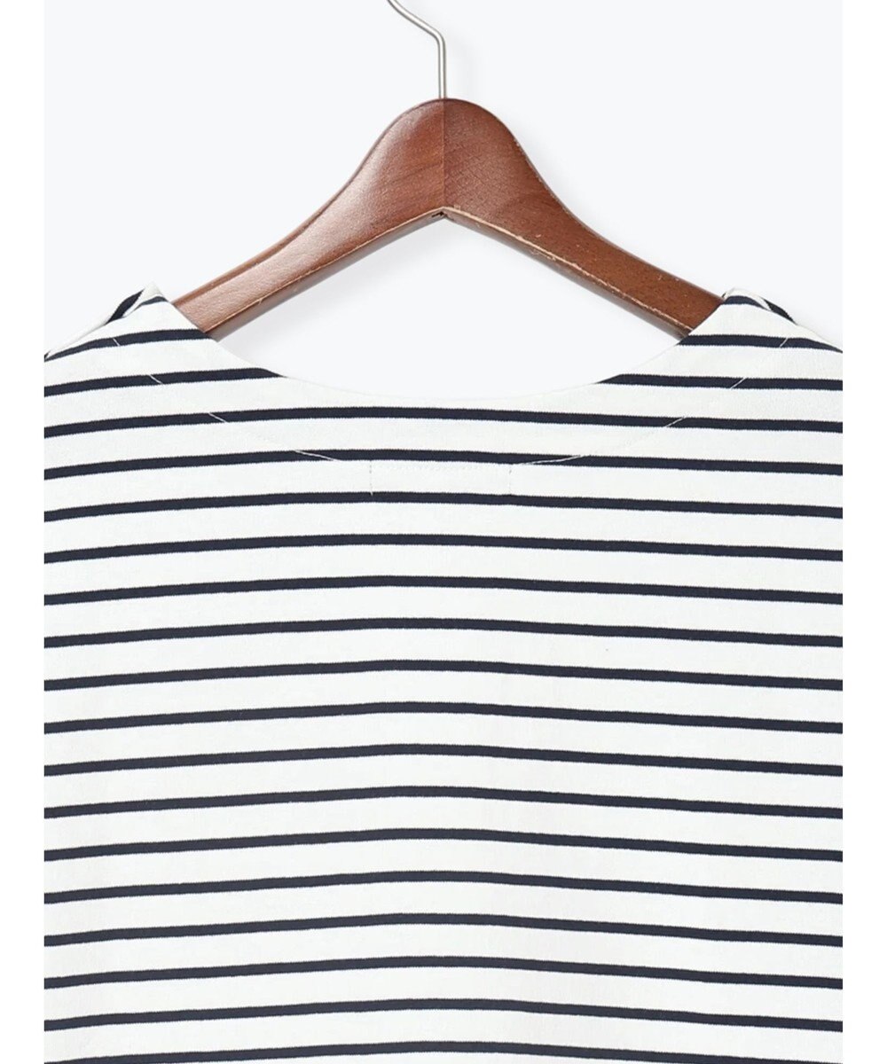 Te chichi ショルダー釦ボーダーカットソー 