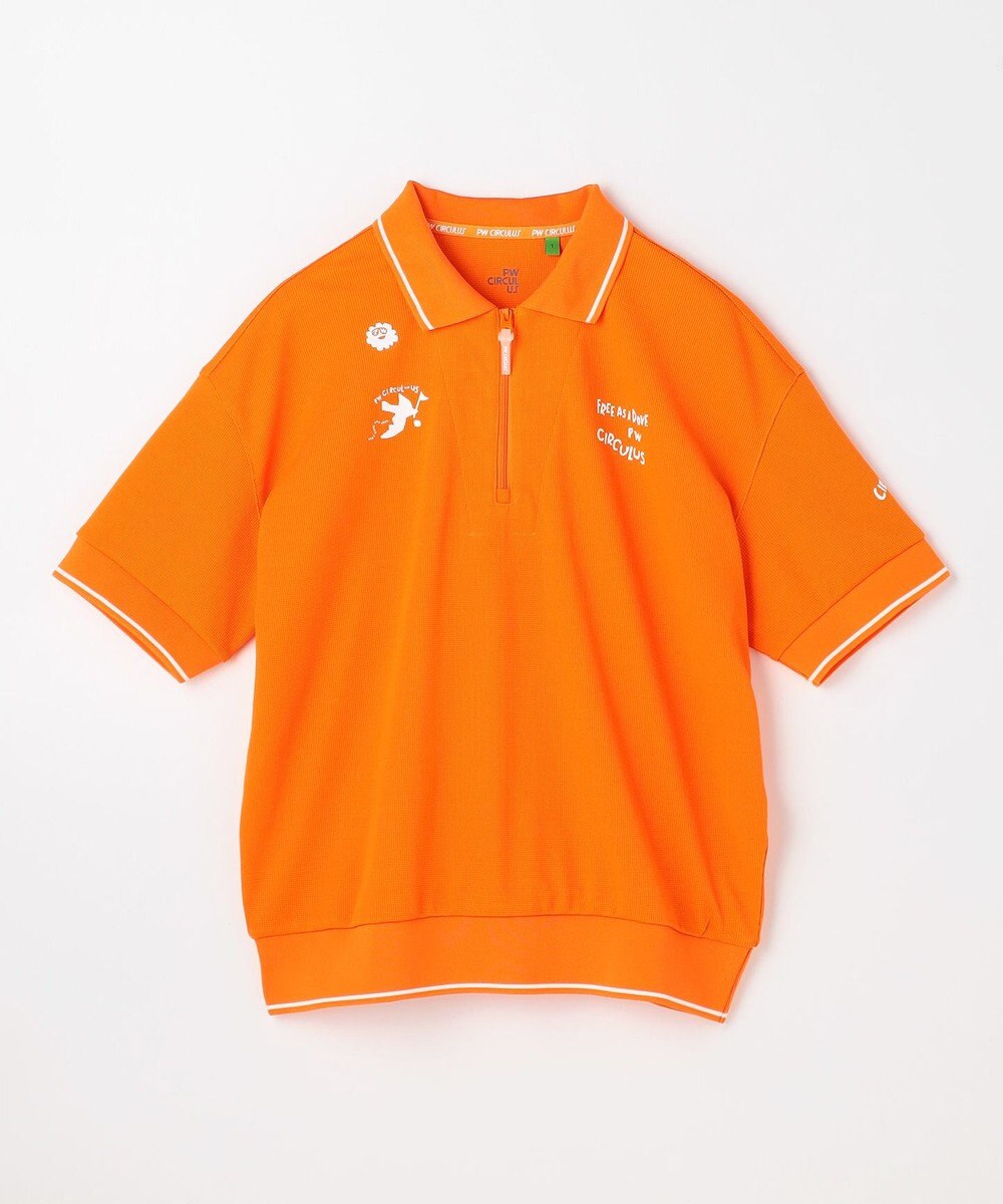 PW CIRCULUS 【WOMEN】ミニワッフル鹿の子ポロ ゴルフウェア レディース 