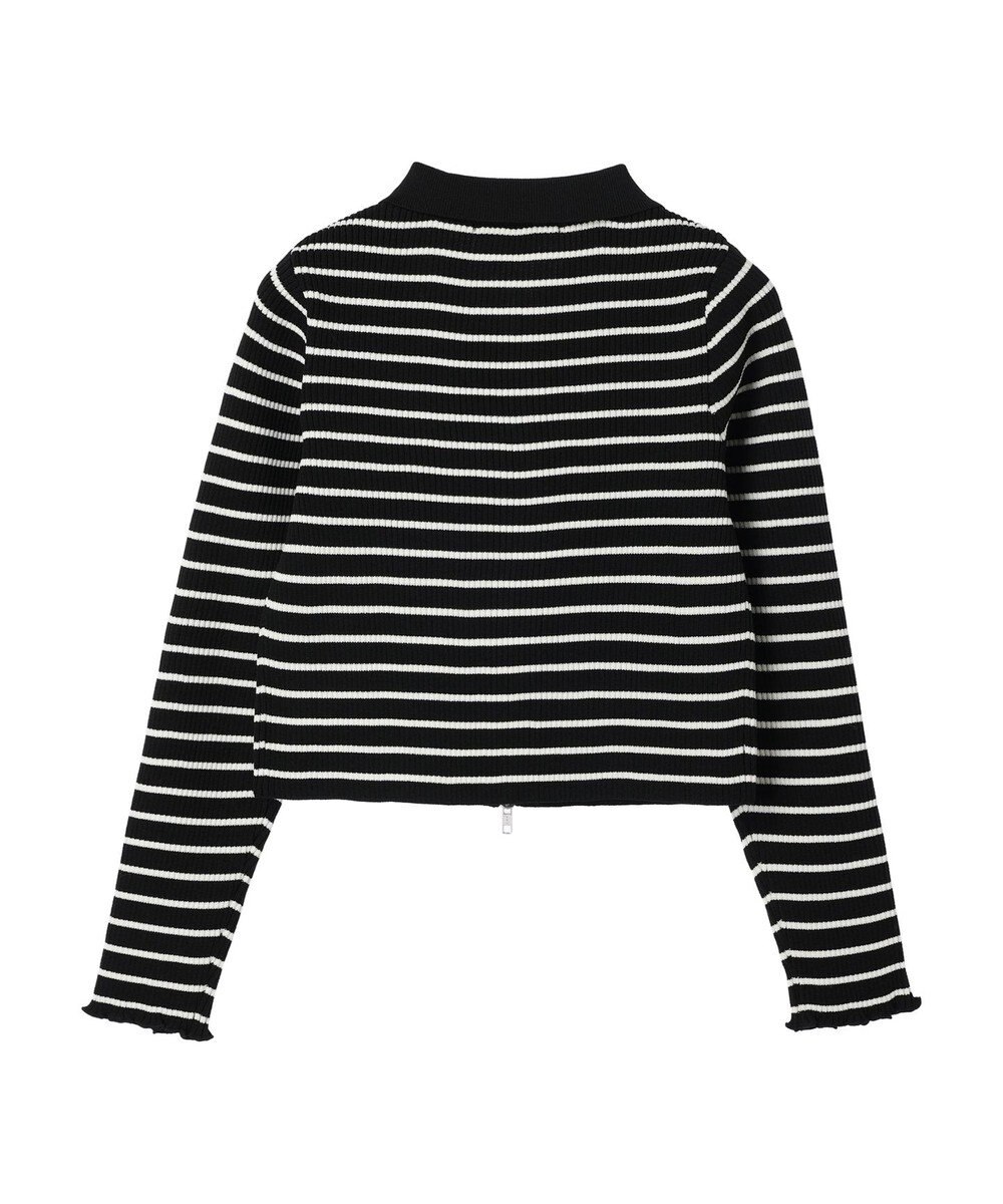 Green Parks ・ＥＬＥＮＣＡＲＥ　ＤＵＥ　Ｗ　ＺＩＰ　ボーダーカーデ 