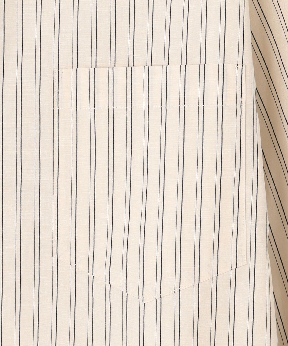 23区 S 【洗える】CANCLINI ポケット付き パールボタン シャツブラウス 