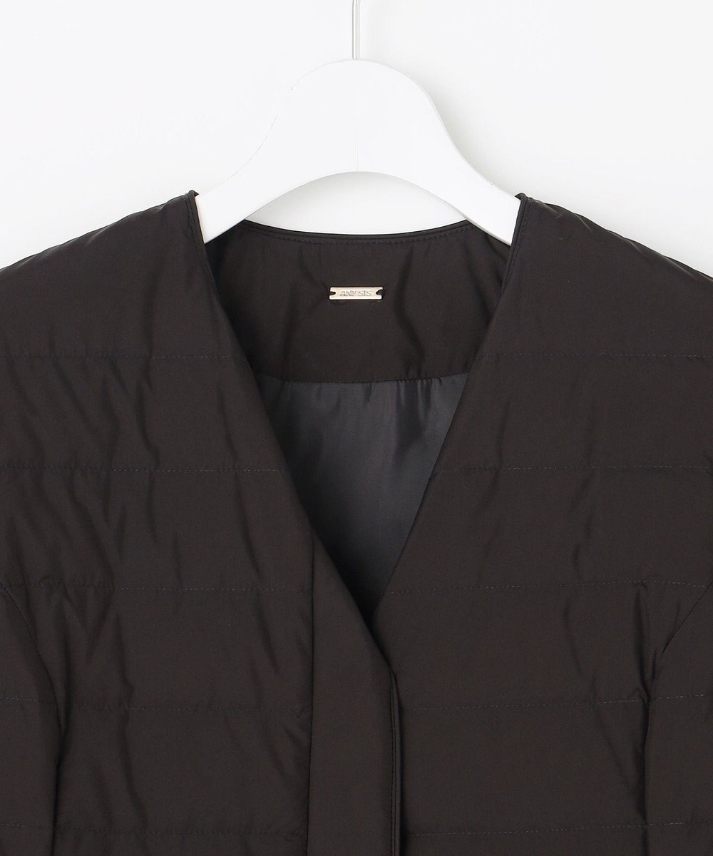 ANY SIS S 【2WAY】ノーカラーミドル ダウン 