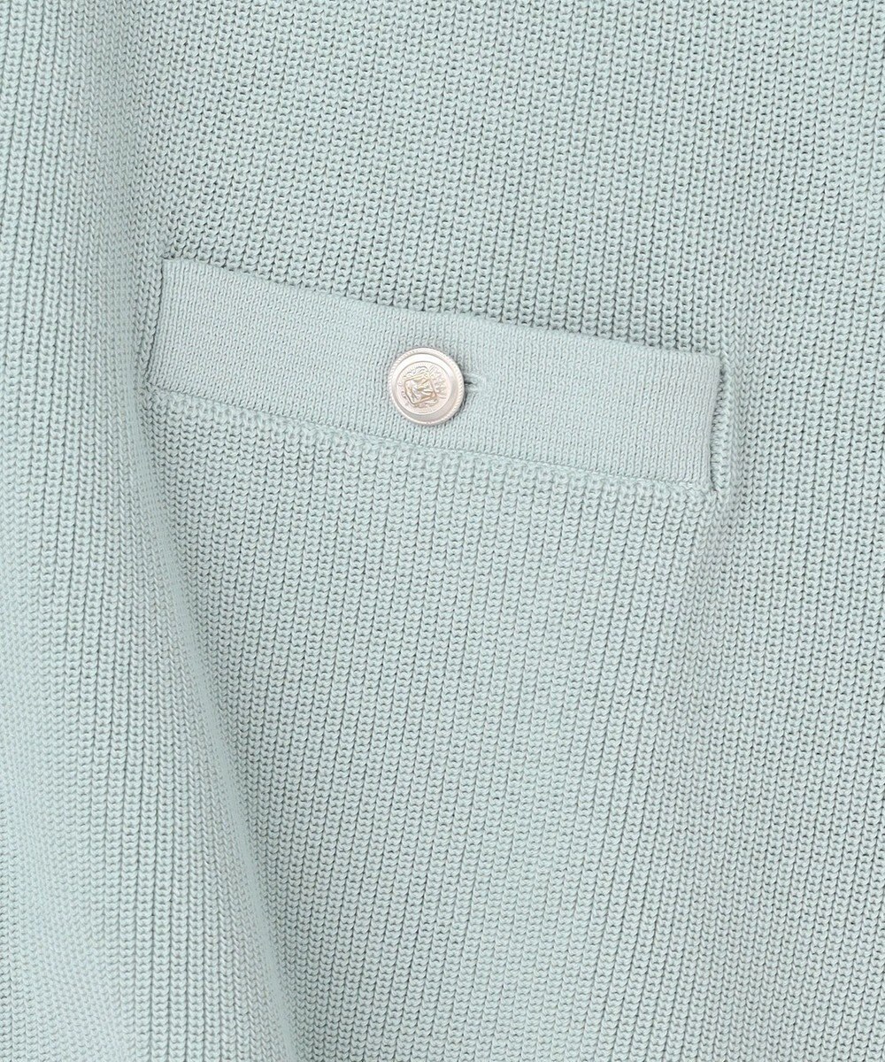 J.PRESS LADIES ORGANIC GASS COTTON クルーネック カーディガン 