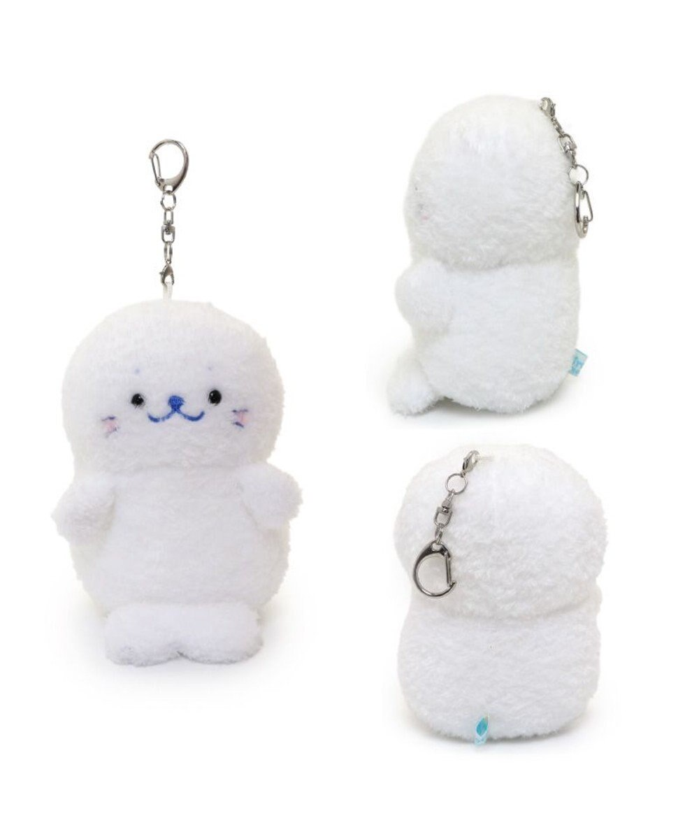 Mother garden しろたん ついたんマスコット  キーホルダー 12cm 《もふもふ 白》 単品 