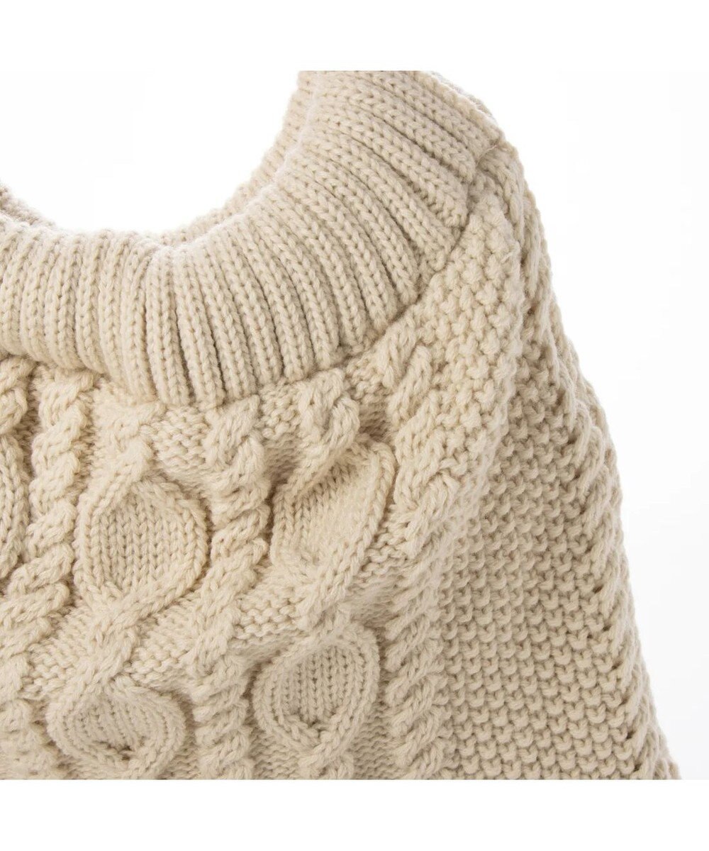 UNBILLION cachecache アラン編みリングハンドルトートバッグ 