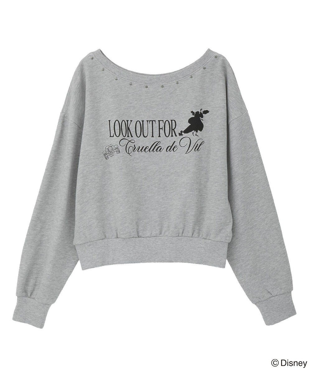 Green Parks １０１匹わんちゃん／クルエラオフショルスウェット 