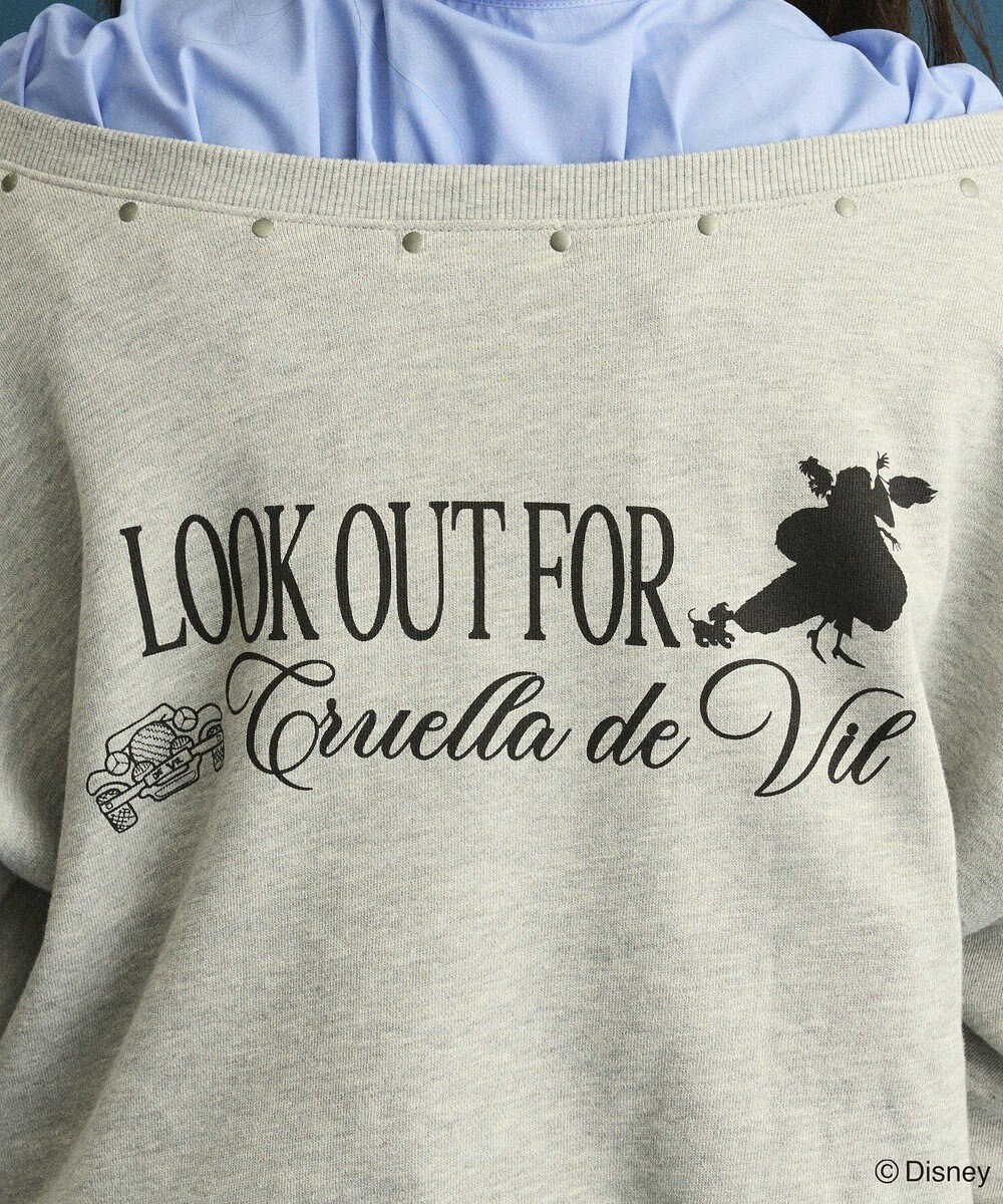 Green Parks １０１匹わんちゃん／クルエラオフショルスウェット 