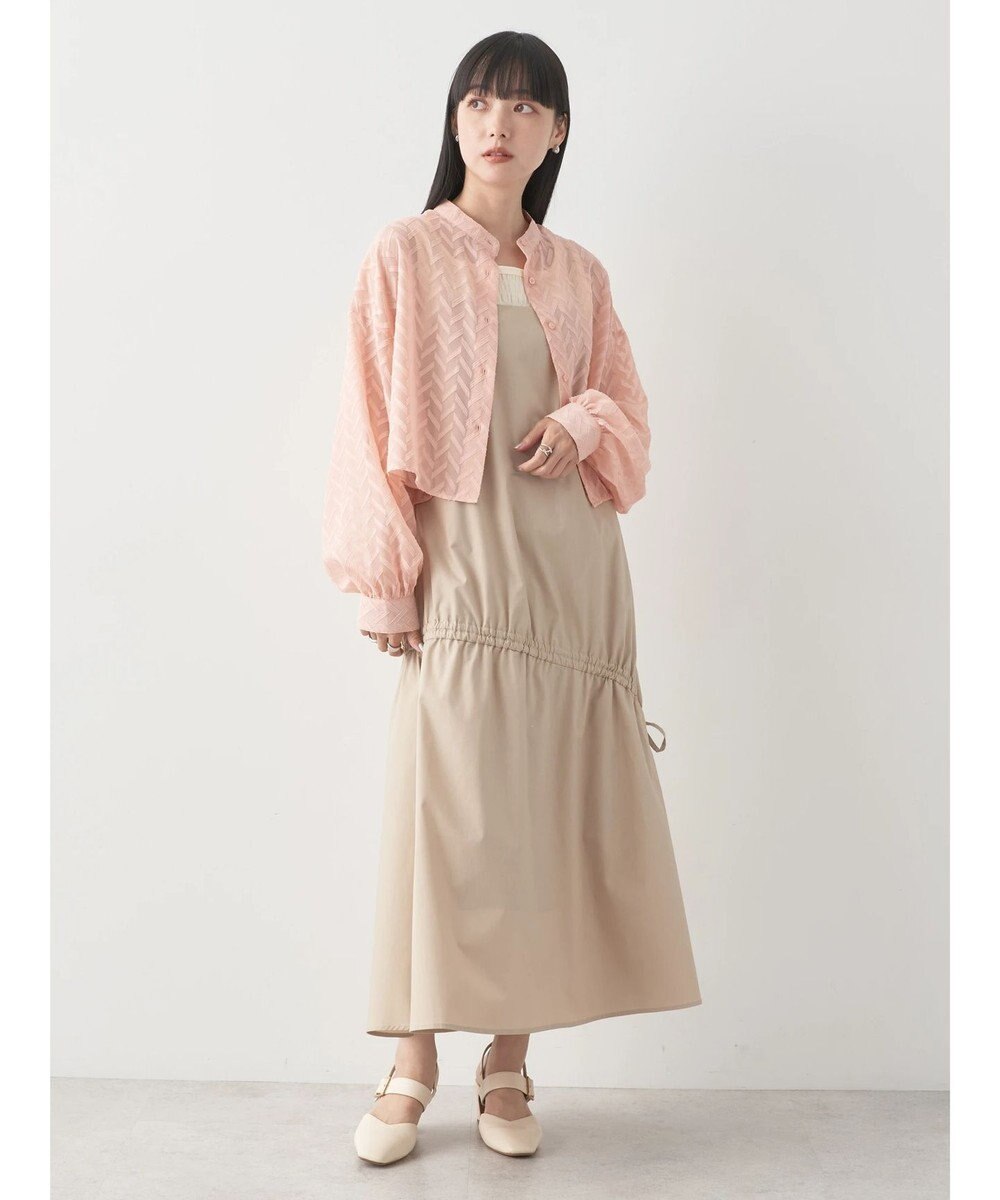 earth music&ecology ドロストデザインキャミワンピース 