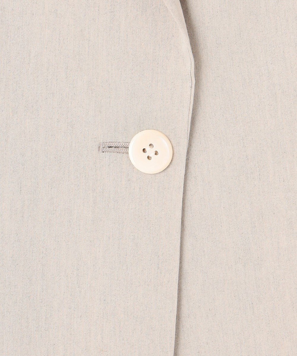 23区 【洗える】リネンレーヨンストレッチ テーラード ジャケット 