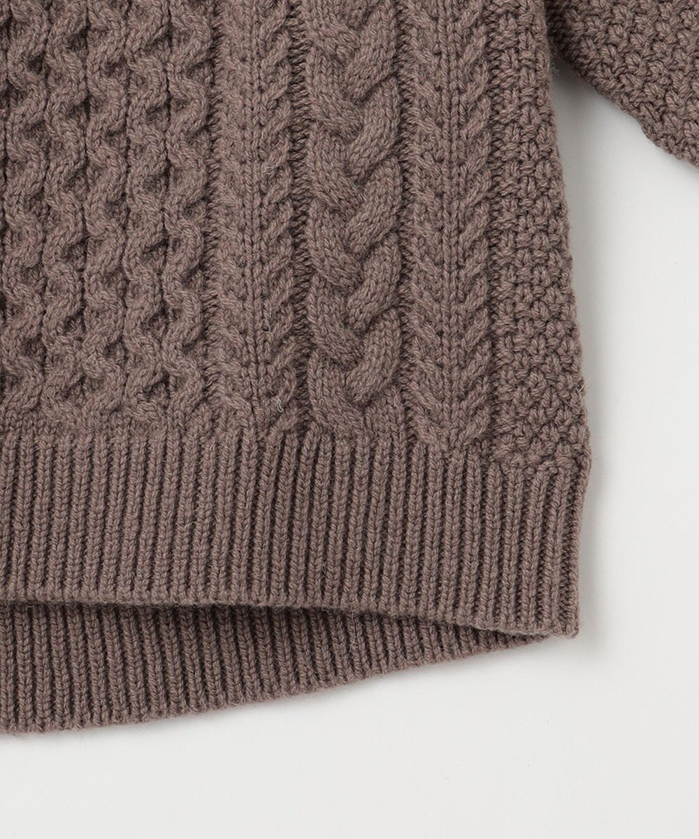 23区 【SLOW/一部店舗限定】ニットトータル アラン柄 ニット 