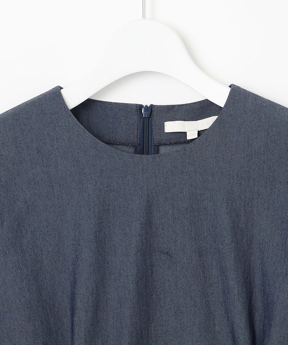 自由区 S 【セットアップ対応・洗える】ドレープツイルプルオーバー ブラウス 