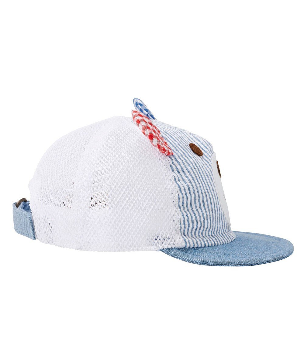 MIKI HOUSE HOT BISCUITS 【44-52cm】 顔ドン メッシュキャップ 