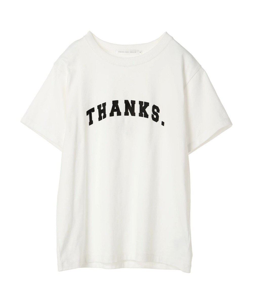 AMERICAN HOLIC フロッキーロゴカットプルオーバー1 