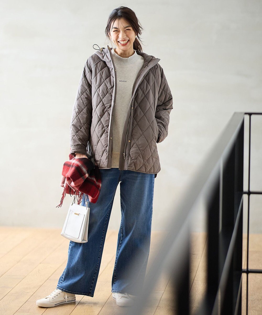 ANY 【洗濯機可/撥水】ダイヤキルトブルゾン 