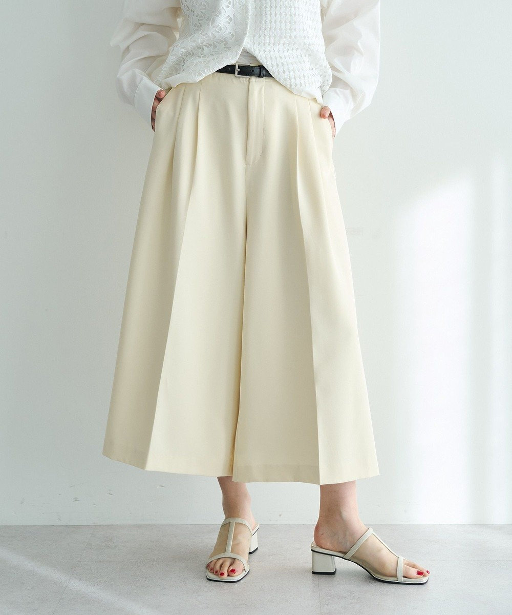 YECCA VECCA ベルトSETクロップド丈パンツ 