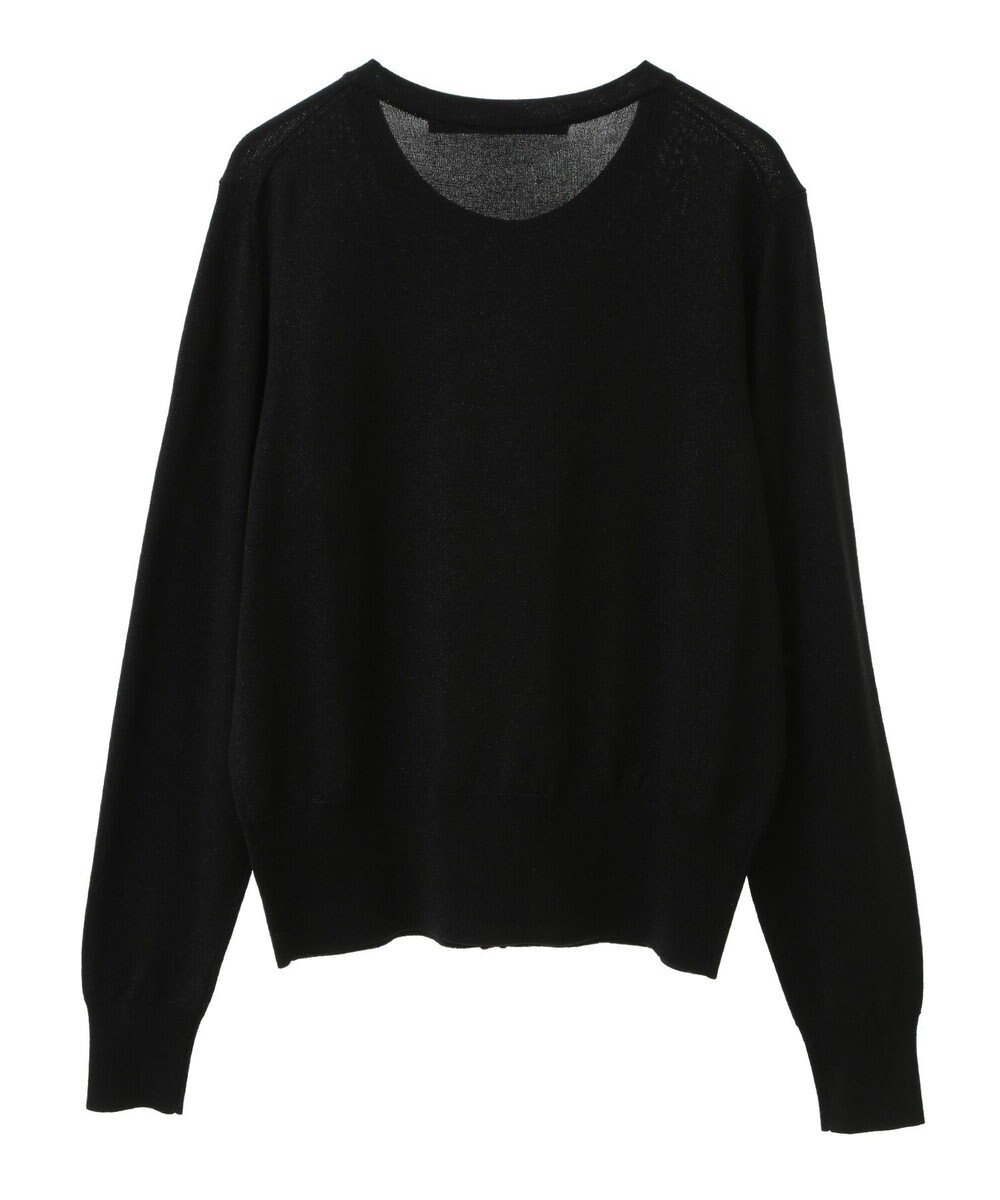 YECCA VECCA ラメ混クルーネックカーディガン 