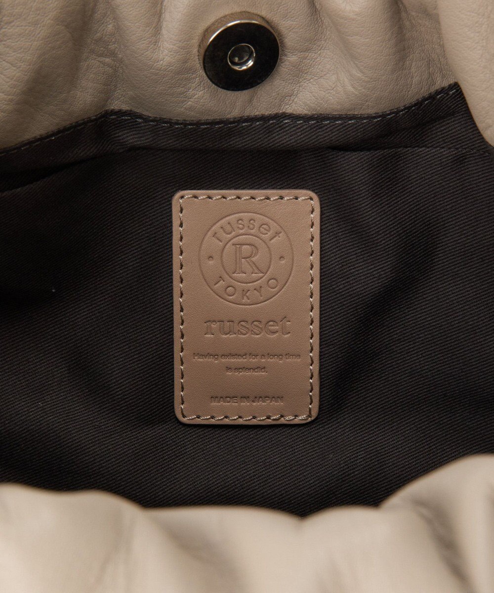 russet レザー巾着4WAYショルダーバッグ(CE-1454) 